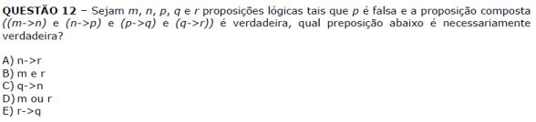 PosComp 2017 - Pergunta 12