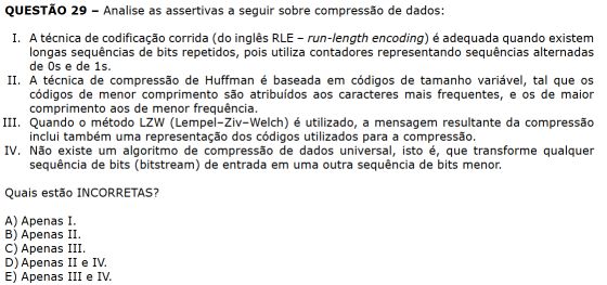 PosComp 2017 - Pergunta 29