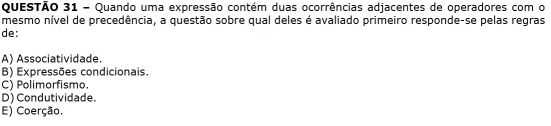 PosComp 2017 - Pergunta 31