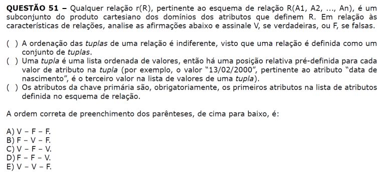 PosComp 2017 - Pergunta 51