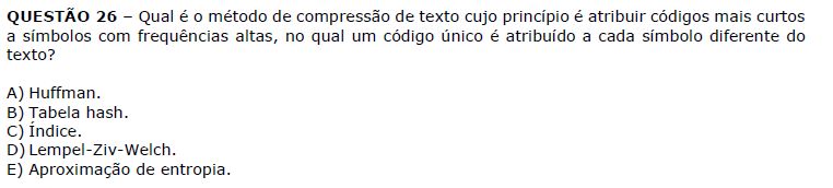 PosComp 2022 - Pergunta 26