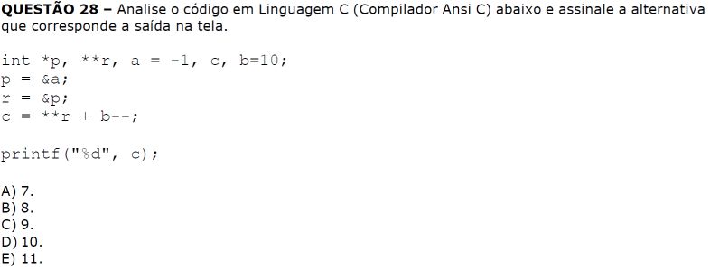 PosComp 2022 - Pergunta 28