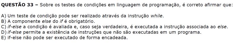 PosComp 2022 - Pergunta 33